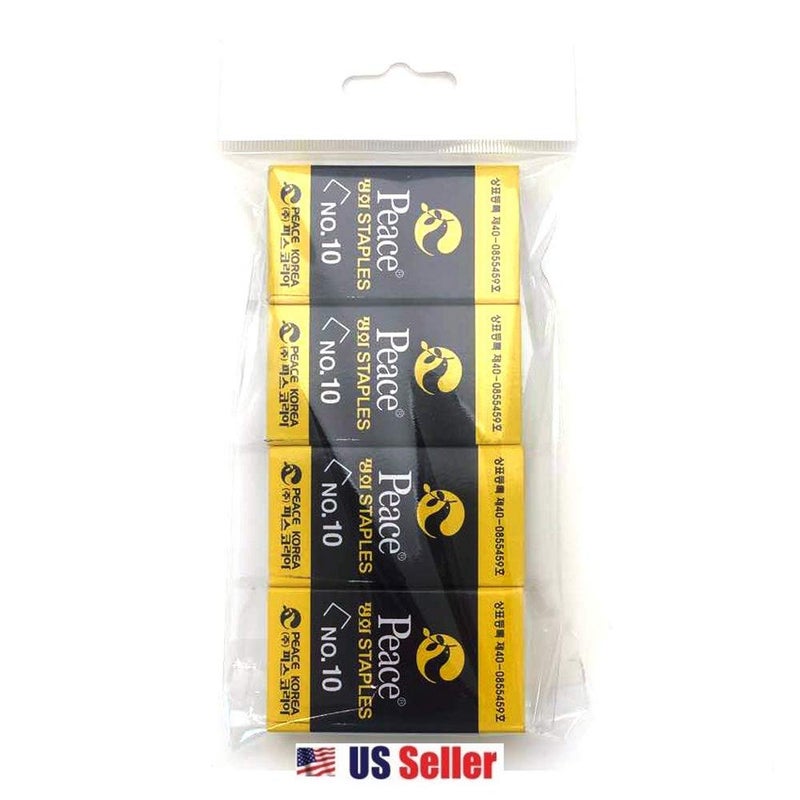 Peace Staples No.10 - Mini Staples Office School Supplies 4,000pcs (4 Boxes) - Image 4